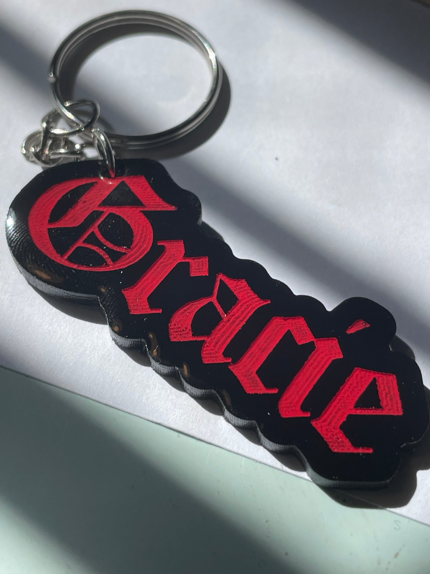 Custom Name Keychains - Old English Style