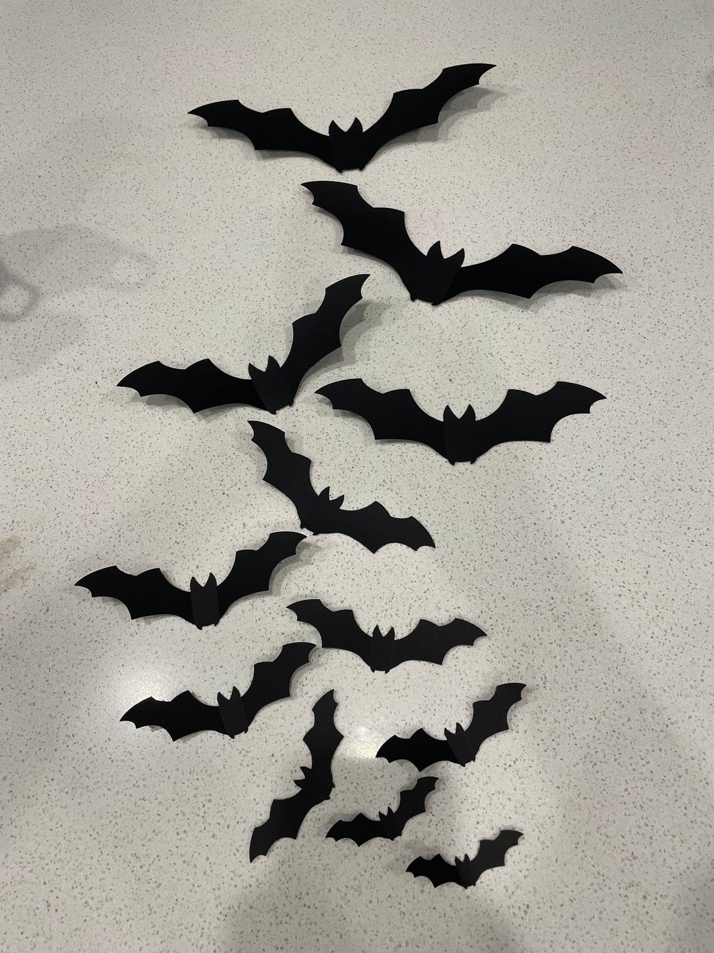 Spooky Paper Bat Wall Decor