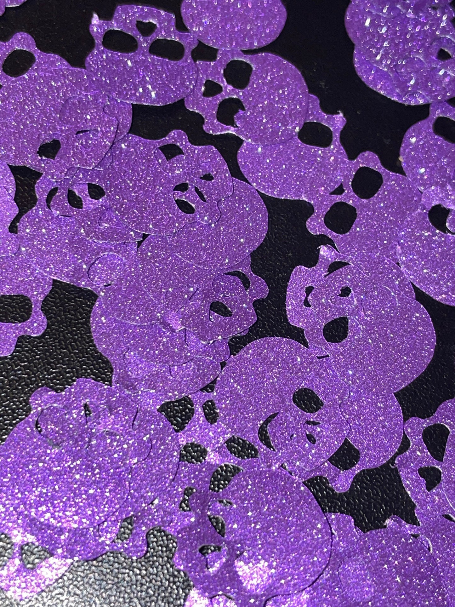 Shimmery Skull Shaped Confetti - Multiple Colors - FREE SHIPPING